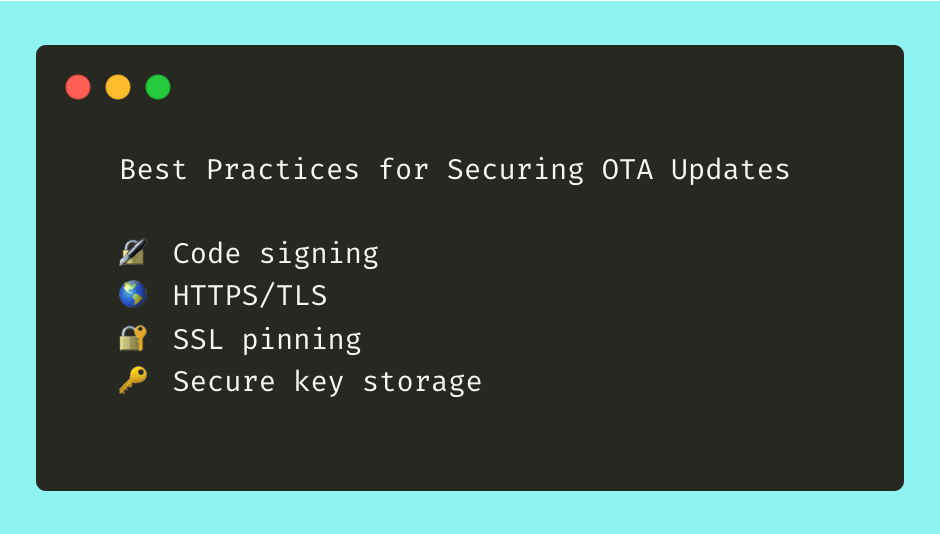 Best Practices for Securing OTA Updates in React Native